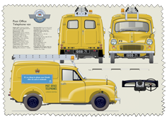 Morris Minor Post Office Telephone Van 1968-71 Glass Cleaning Cloth